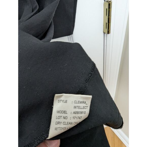 Theory Dress Size 4 Clemira Dark Academia Wednesday Addams Schoolgirl Goth - Picture 13 of 14